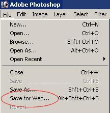 Save For Web