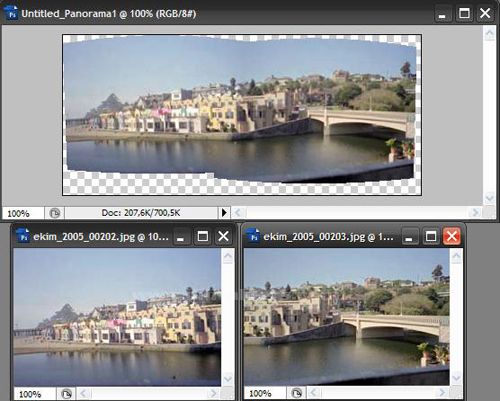 Photoshop Dersleri / Automate - Photomerge