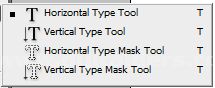 Photoshop Type Tool