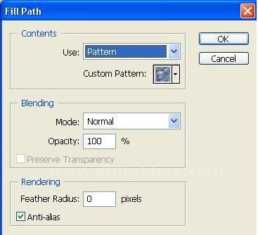 text pen path tool