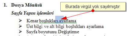 Office 2007 Bul Değiştir Git Menüsü