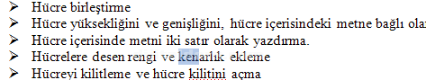 Office 2007 Bul Değiştir Git Menüsü