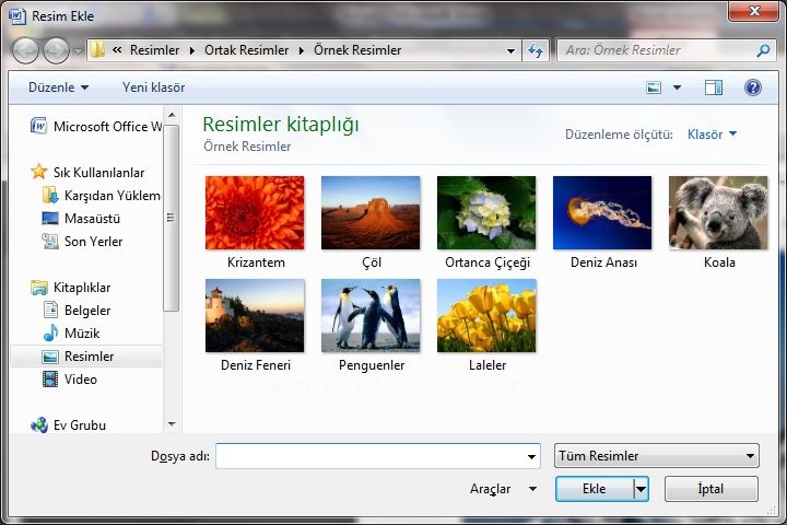 Office 2007 Resim Araçları