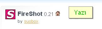 Firefox FireShot Eklentisi
