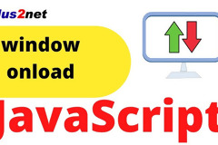 Javascript'te windows.onload nasıl kullanılır?