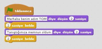 Scratch ile Basit Karakter Tanışması